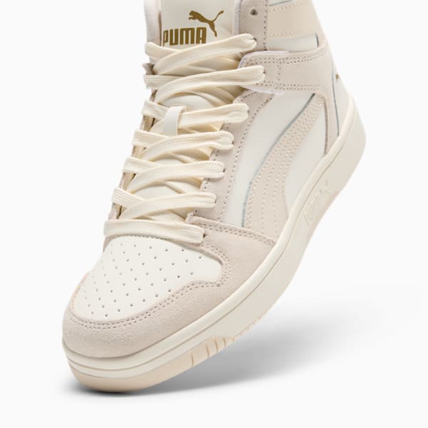 Tenis para mujer PUMA Rebound LayUp SL, Warm White-Alpine Snow-Sugared Almond, extralarge